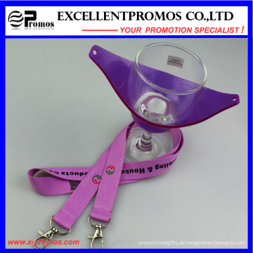 Kundenspezifische Logo-Wein-Glas-Halter-Lanyard Promos (EP-Y581406)